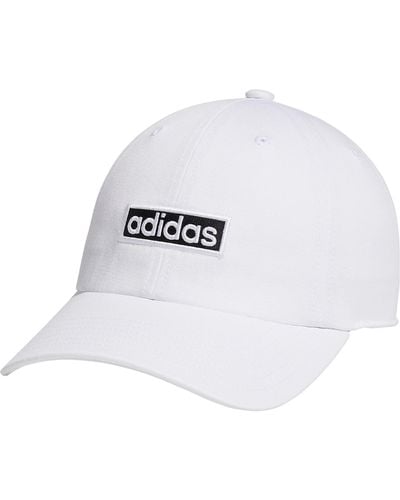 adidas Womens Contender Adjustable Cap Relaxed Headwear - White