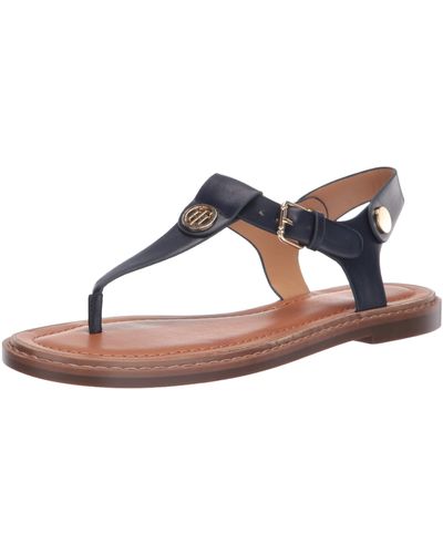 Tommy Hilfiger Flat sandals for Women | Online Sale up to 55% off | Lyst