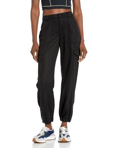 Guess Bowie Straight Leg Cargo Chino Pant - Black