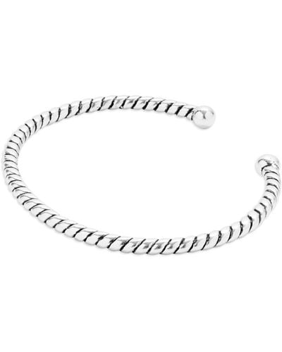 Lucky Brand Delicate Rope Twist Cuff Bracelet - Metallic
