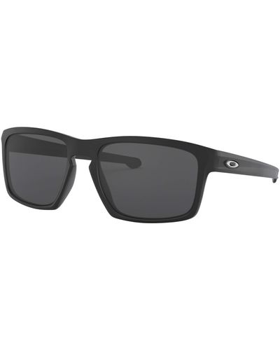 Oakley Oo9262 Sliver Polarized Square Sunglasses - Black