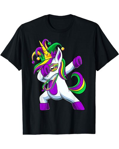 unicorn mardi gras shirt