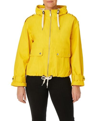 Vince Camuto Hooded Cotton Anorak - Yellow