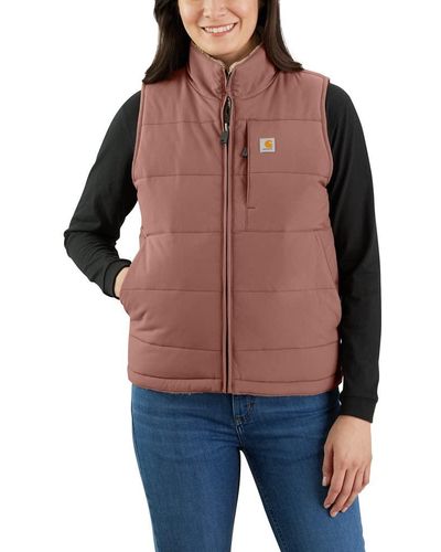 Carhartt Relaxed Fit Midweight Utility Vest - Red
