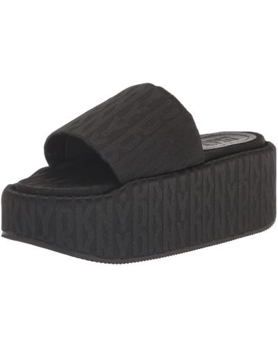 DKNY Everyday Vyra-platform Slid Sandal - Black