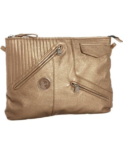 DIESEL Rage Convertible Clutch,gold,one Size - Natural