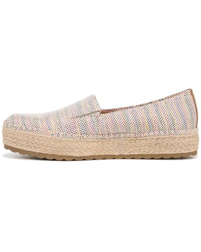 Dr. Scholls S Sunray Espadrilles Loafer Multi Woven Fabric 10 M - White