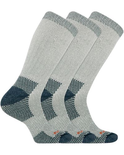 Merrell And Heavyweight Hiker Crew Socks 3 Pair Pack - Blue