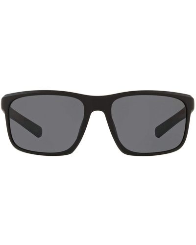 Native Eyewear Wells Polarized Rectangular Sunglasses - Black