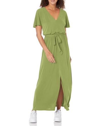 Splendid Arlo Sandwash Jersey Maxi Dress - Green