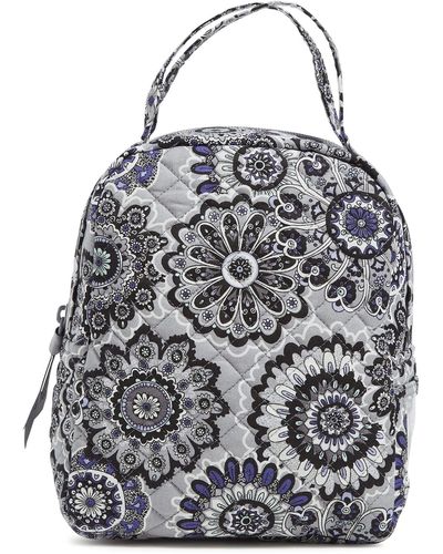 Vera Bradley Cotton Lunch Bunch Lunch Bag - Gray