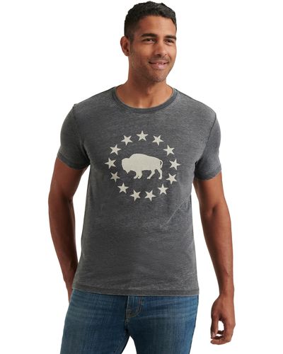 Lucky Brand Buffalo T-shirt - Gray