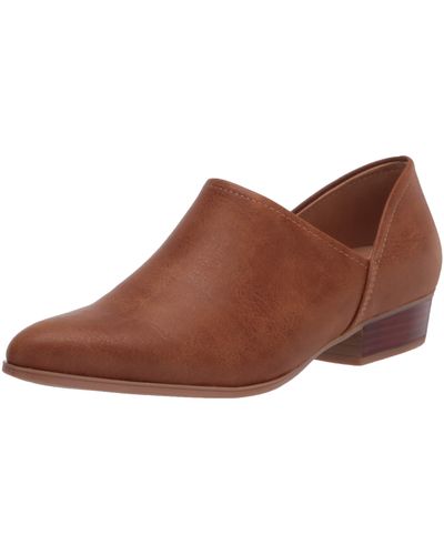 Naturalizer S Carlyn Slip On Low Ankle Bootie Shootie Tan 8.5 W - Brown