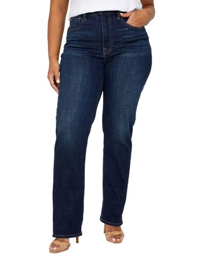 Lucky Brand Mid Rise Zoe Straight Jean - Blue