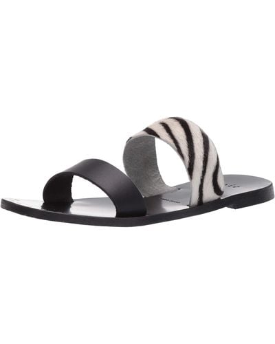 Joie Bannison Slide Sandal Zebra 6.5 M Us - Gray