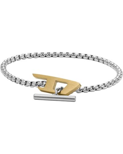 DIESEL Stainless Steel Bracelet - Metallic