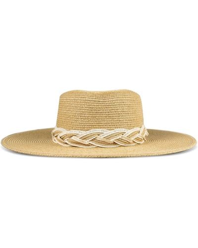 Lucky Brand Summer Wide Brim Panama Adjustable Hat - Natural