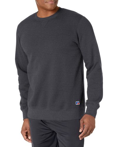 Russell Cotton Rich 2.0 Premium Fleece Sweatshirt - Black