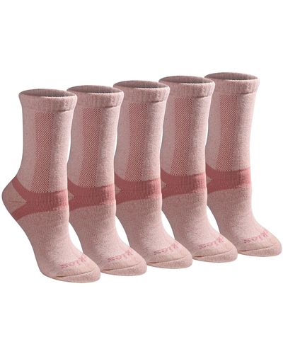 Dickies Ultimate Full-cushion Plush Crew Socks - Pink