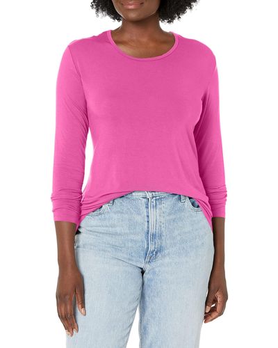 CHEROKEE Long Sleeve Knit Shirt - Pink