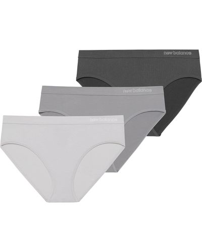 New Balance Ultra Comfort Performance Seamless Hipsters Underwear - Gray