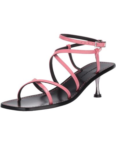 Sigerson Morrison Irma Strappy Kitten-heel Sandals - Multicolor