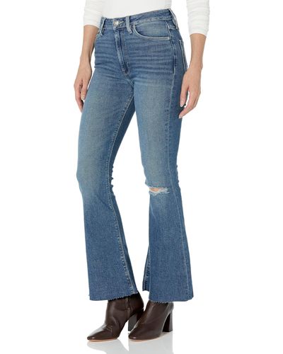 Hudson Jeans Jeans Holly High Rise Flare Jean Barefoot Length - Blue