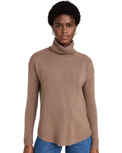 Splendid Turtle Neck Sweater - Brown