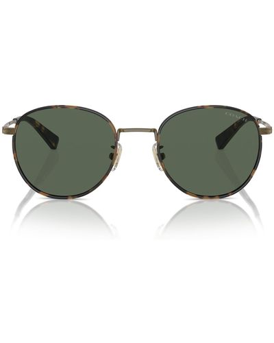COACH Hc7163 Round Sunglasses - Green