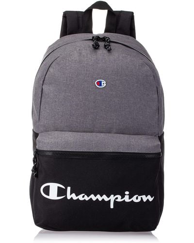 Champion Unisex Adult Uscript Backpacks - Gray