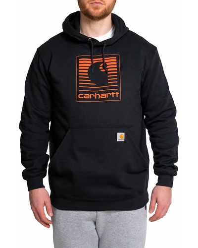 Carhartt Big Loose Fit Midweight Graphic Sweatshirt - Black