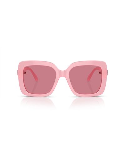 Swarovski Sk6001 Square Sunglasses - Pink