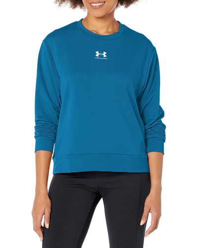 Under Armour S Rival Terry Crew, - Blue