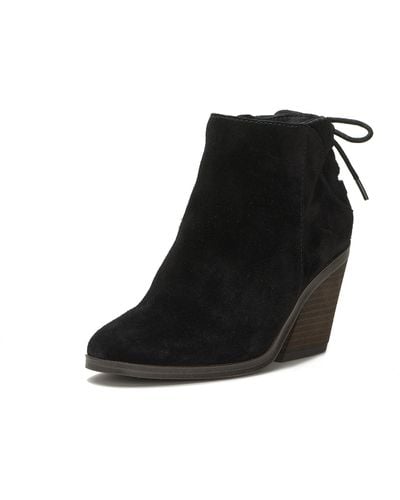 Lucky Brand Mikasi Lace-up Bootie Ankle Boot - Black