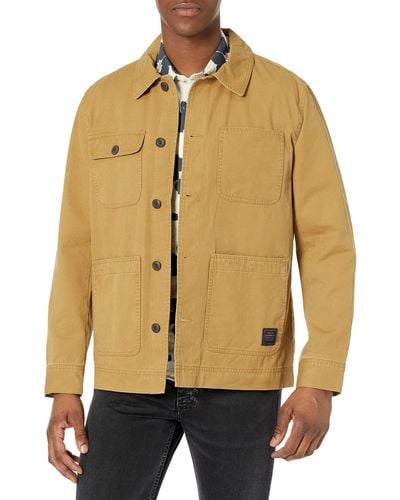 Lucky Brand Four Pocket Cotton Jacket - Natural