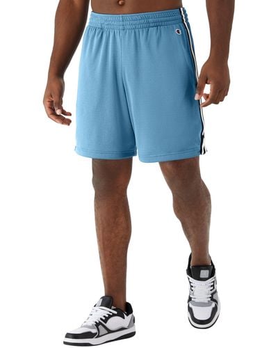 Champion , Lightweight Attack, Mesh Shorts With Pockets, 7", Mountain Air Blue C Patch Logo, Medium
