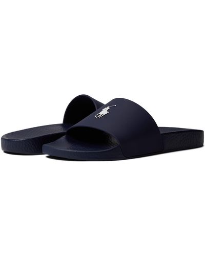 Polo Ralph Lauren Eva-polo Slide-sn-sli - Blue