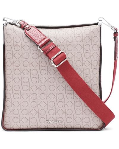 Calvin Klein Fay North/south Large Crossbody - Pink