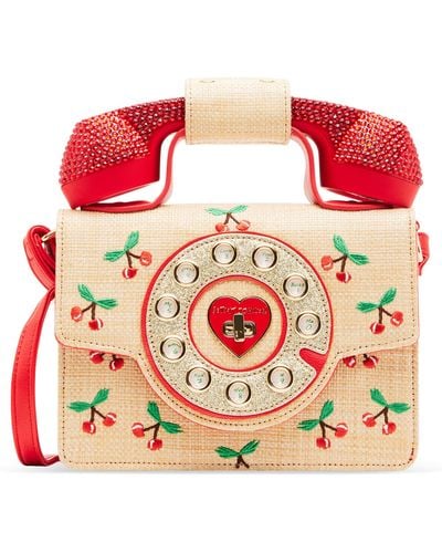 Betsey Johnson Cherry On Top Phone Bag - Red