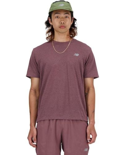 New Balance Athletics T-shirt - Purple
