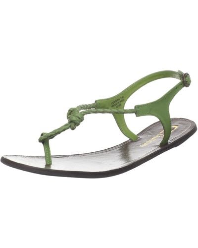Chinese Laundry Cl By Common Thong Sandal,green,5.5 M Us