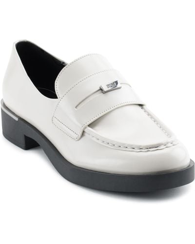 DKNY Comfort Ivette-dress Loafe Loafer Mule - White