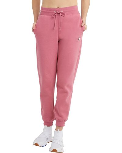 Champion Reverse Weave Fleece Sweatpants - Pink