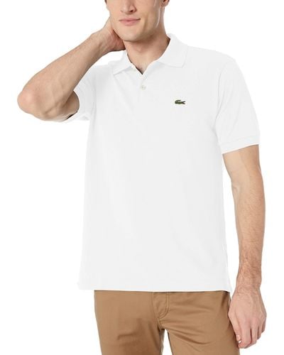 Lacoste Short Sleeved Slim Fit Polo Ph4012 Medium - White