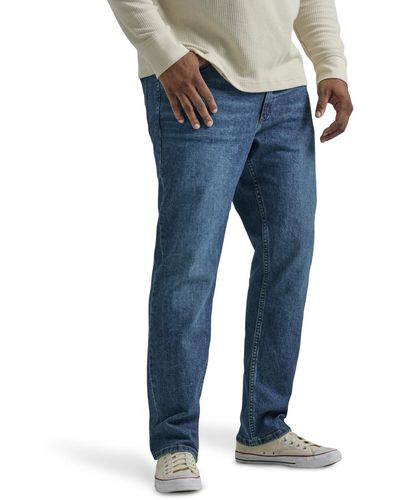Lee Jeans Big & Tall Legendary Regular Straight Jeans - Blau