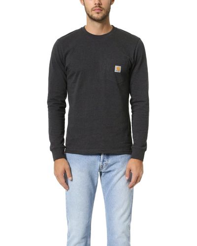 Carhartt Workwear Pocket Long-Sleeve T-Shirt - Black