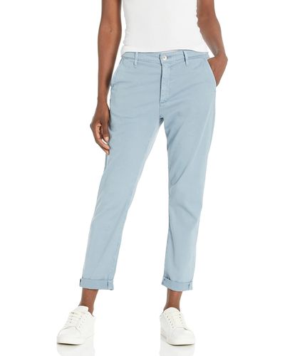 AG Jeans Caden High Rise Tailored Trouser Pant - Blue