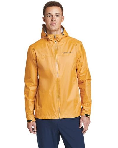 Eddie Bauer Cloud Cap Rain Jacket - Orange