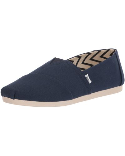 TOMS Mens Alpargata Loafer Flat - Blue