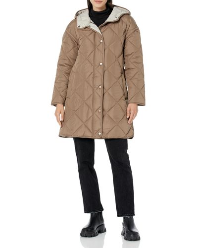 Lucky Brand Diamond Quilted Jacket - Natural